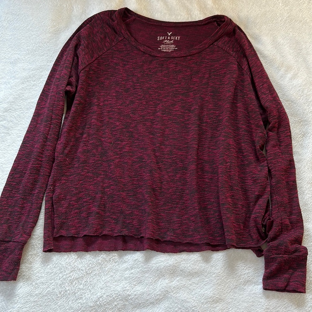 American Eagle soft and sexy long sleeve flowy top